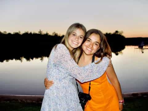 two women posing for a picture