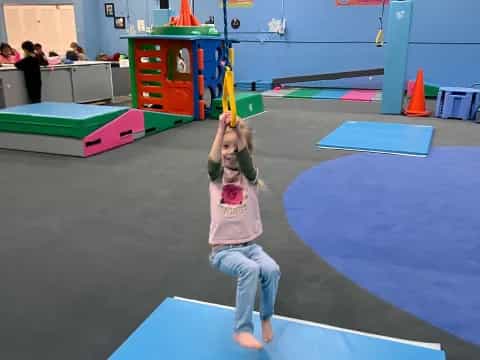a girl from a rope