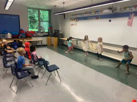 children in a classroom
