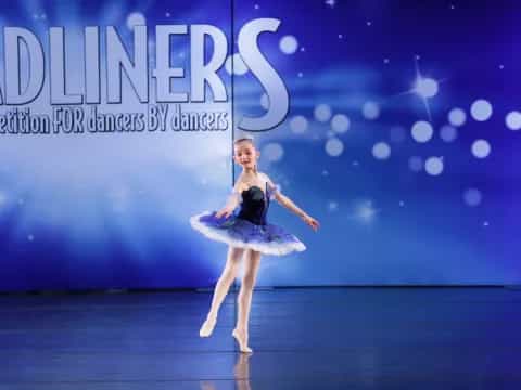 a person dancing on a stage