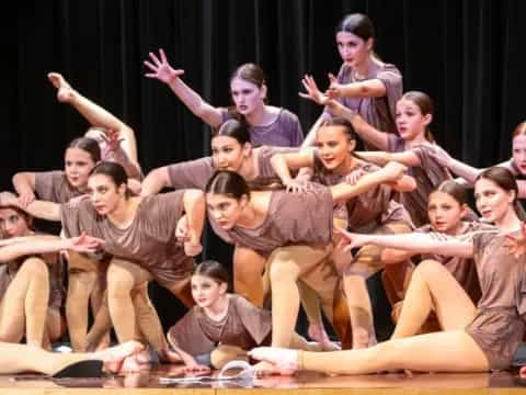 a group of people on a stage