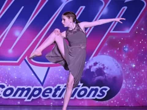 a person dancing on a stage