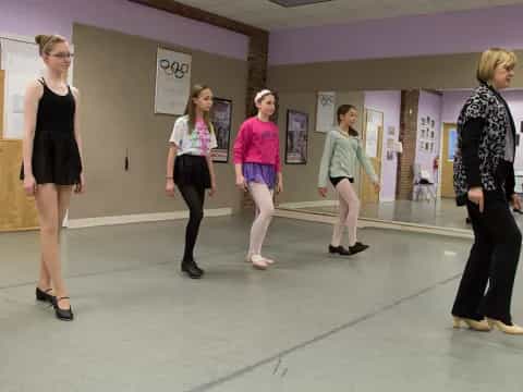 a group of women in a room