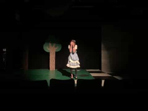 a person on a stage