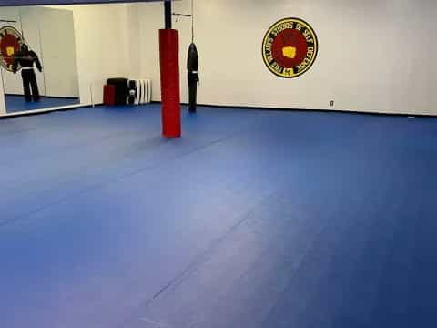 a person standing in a room