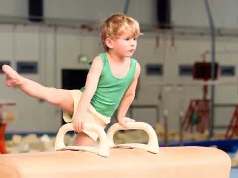 a child on a toy