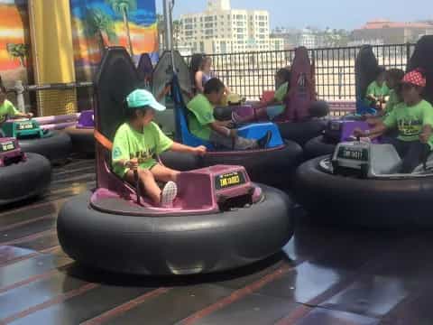 kids on a ride