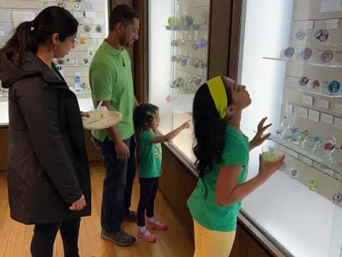 a group of people in a room