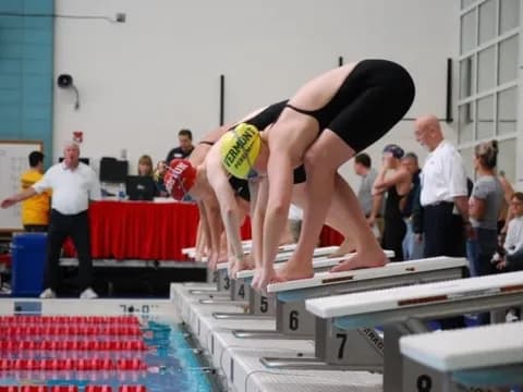 a person doing a high jump