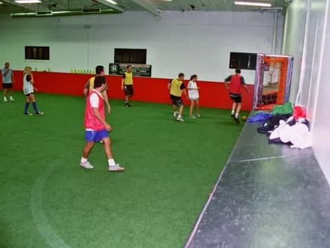 a group of people playing a sport