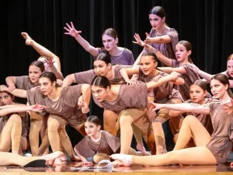 a group of people on a stage