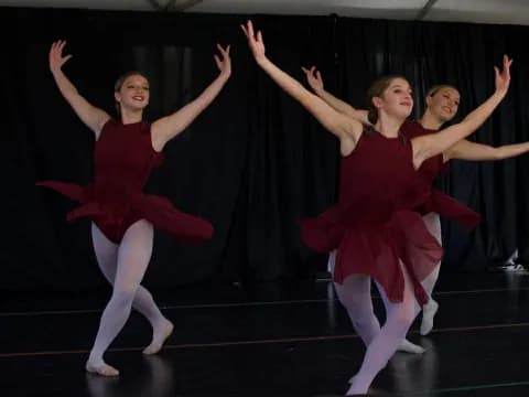 a group of women dancing