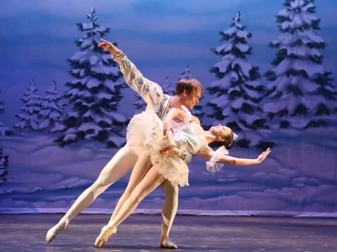 a man and woman dancing