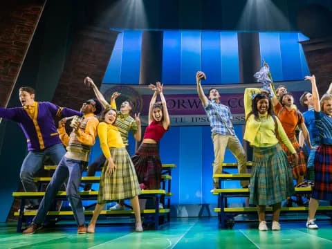 a group of people on a stage