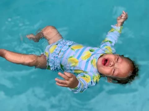 a man swimming underwater
