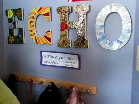 a sign on a wall