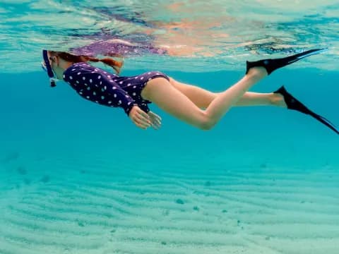 a person diving into the water