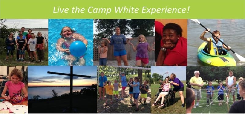 a collage of people playing in a park