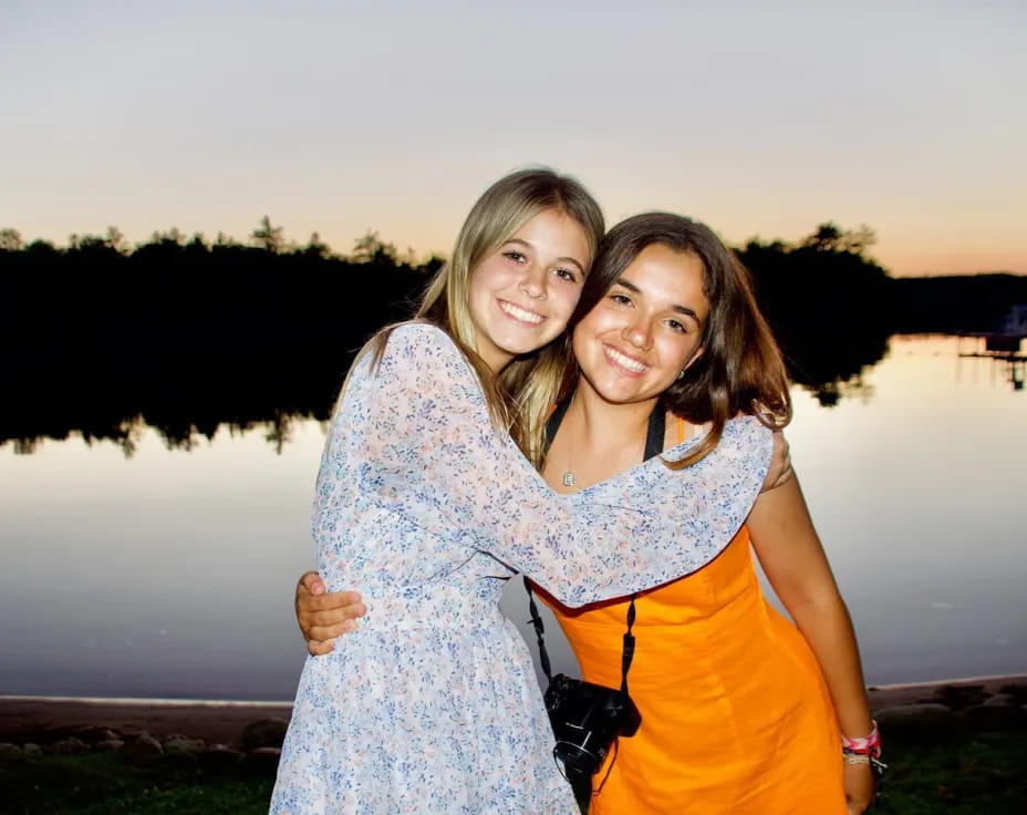 two women posing for a picture