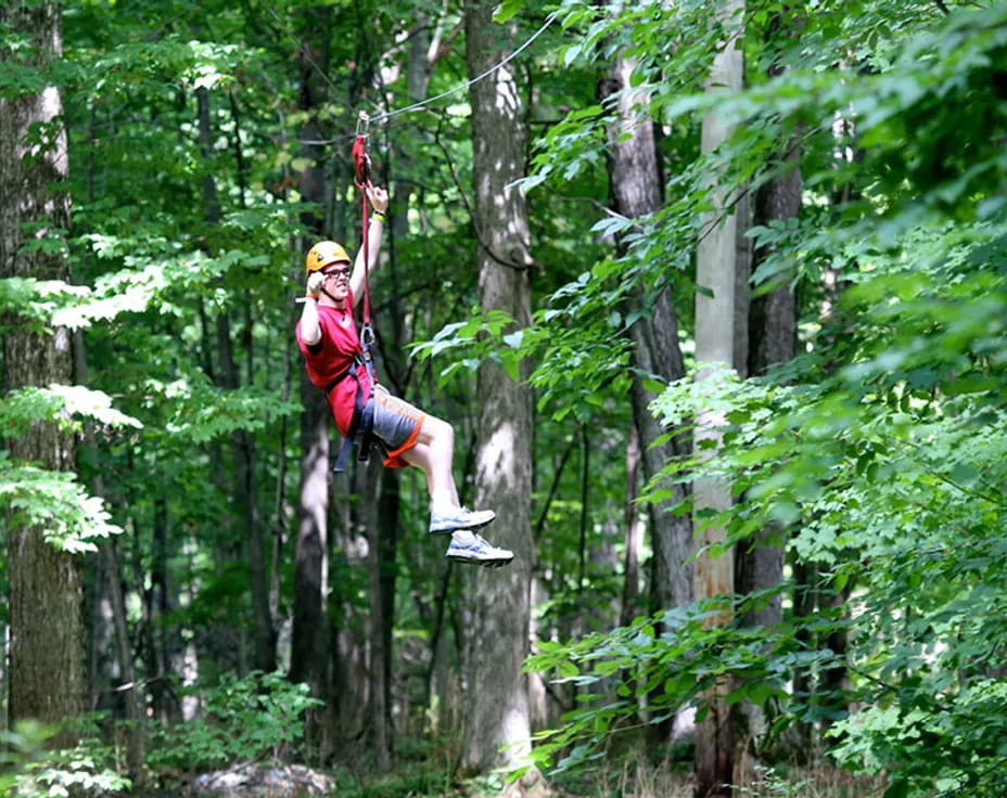 a person from a rope