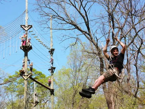 a man from a rope
