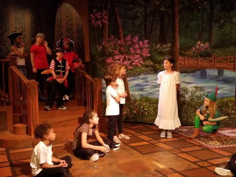 a group of people on a stage
