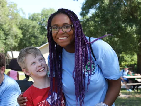 a person and a boy