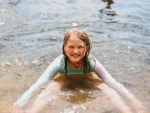 a person in the water