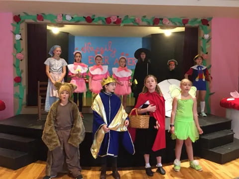 a group of children in clothing