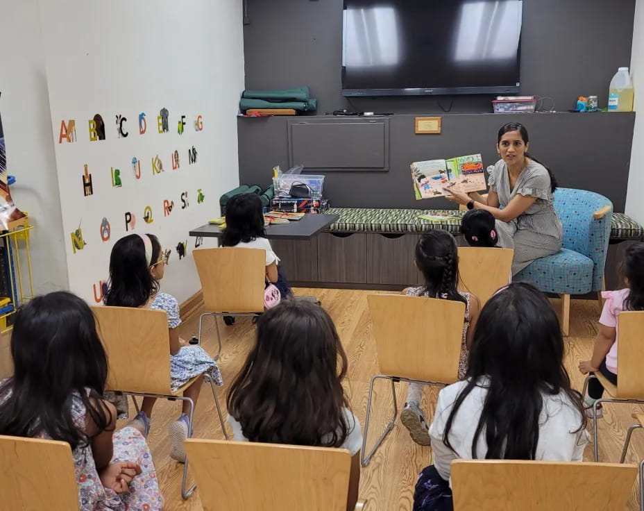 a person teaching a class