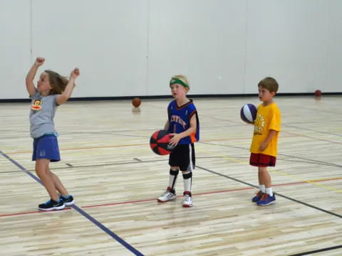 kids playing with balls
