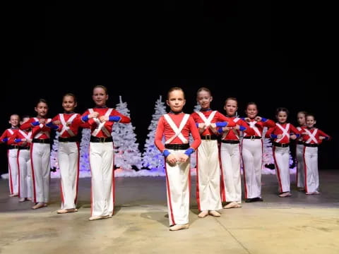 a group of people in uniform
