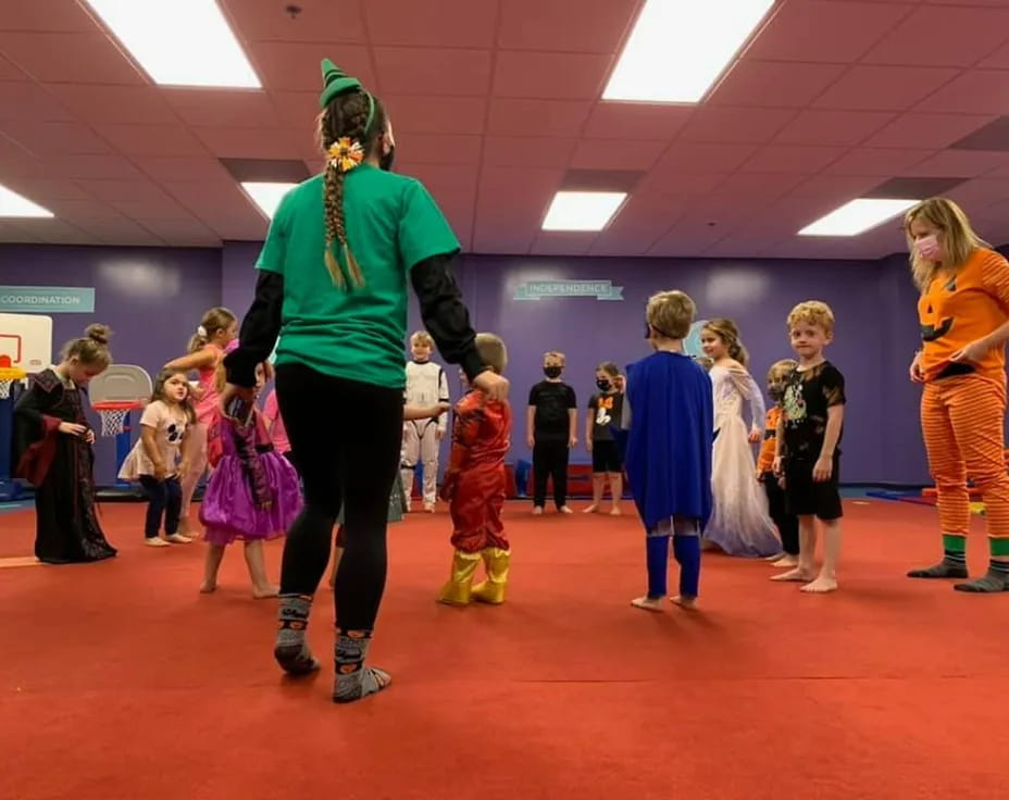 a group of children in clothing