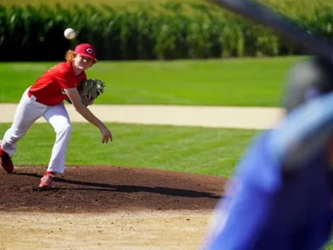 a pitcher throwing a baseball