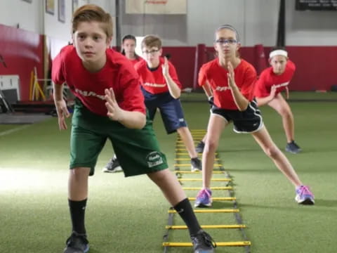 a group of people playing a sport