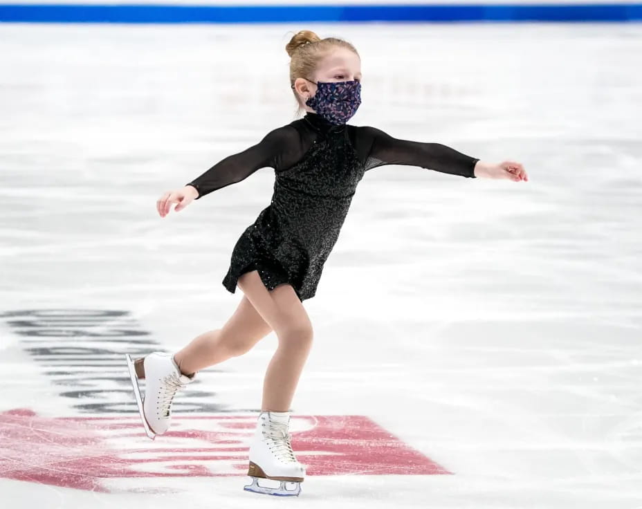 a person ice skating