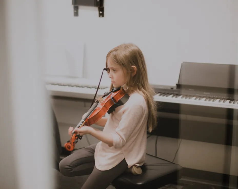 a person playing a guitar