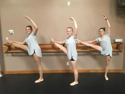 a group of women dancing