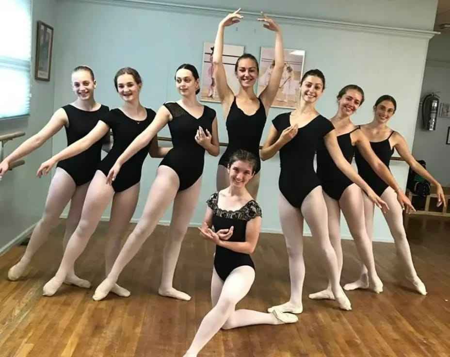 a group of women dancing