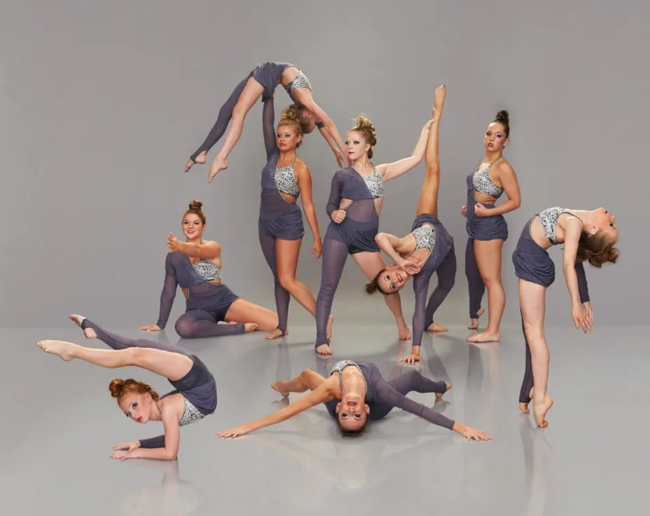 a group of people dancing
