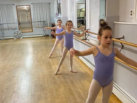 a group of girls dancing