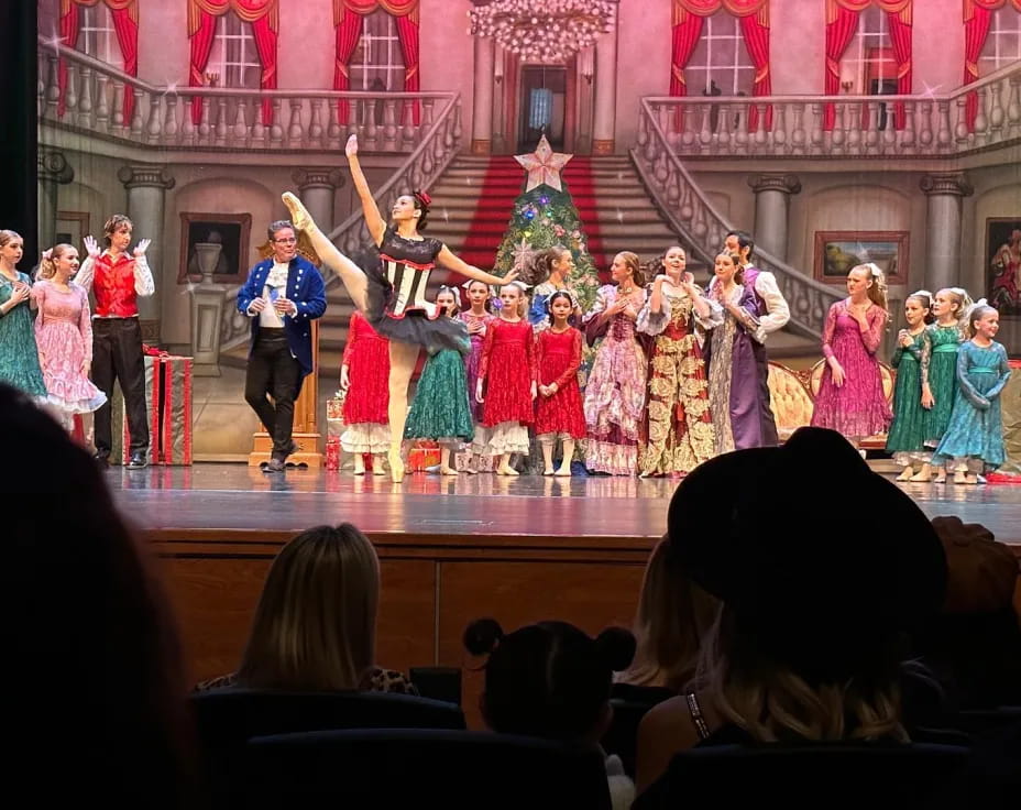 a group of people on a stage