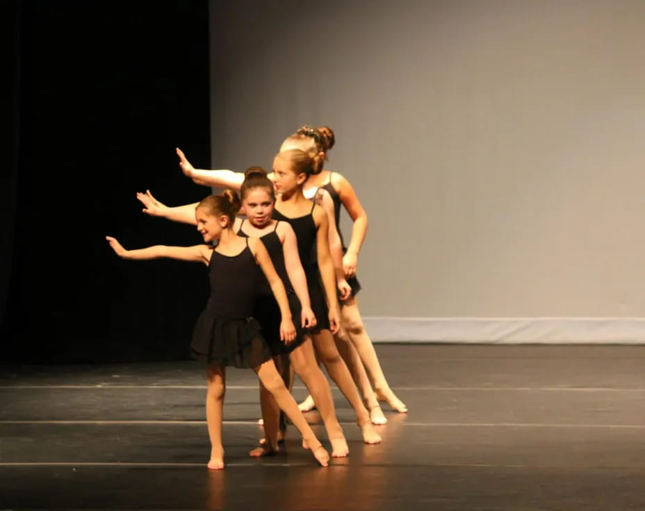 a group of women dancing