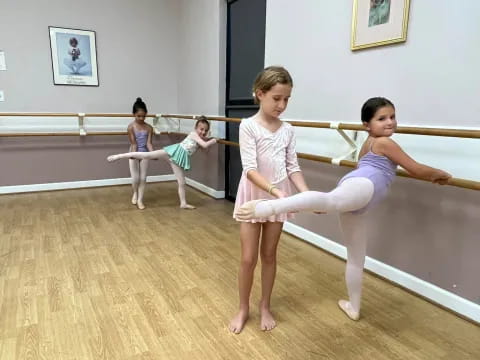 a group of girls in a room