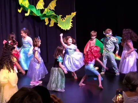 a group of people on a stage