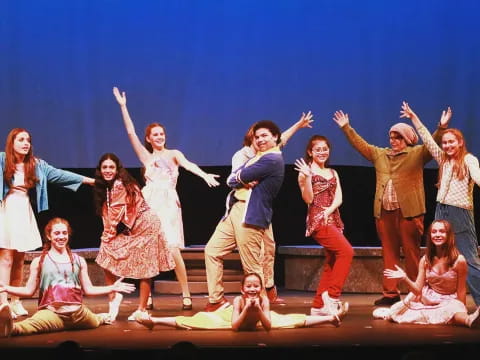 a group of people on a stage