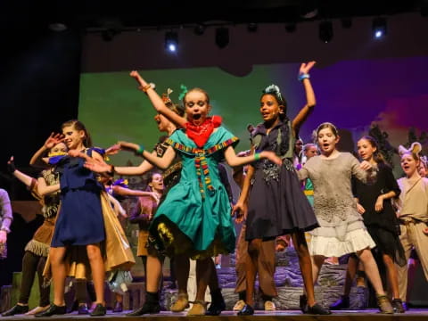 a group of women dancing