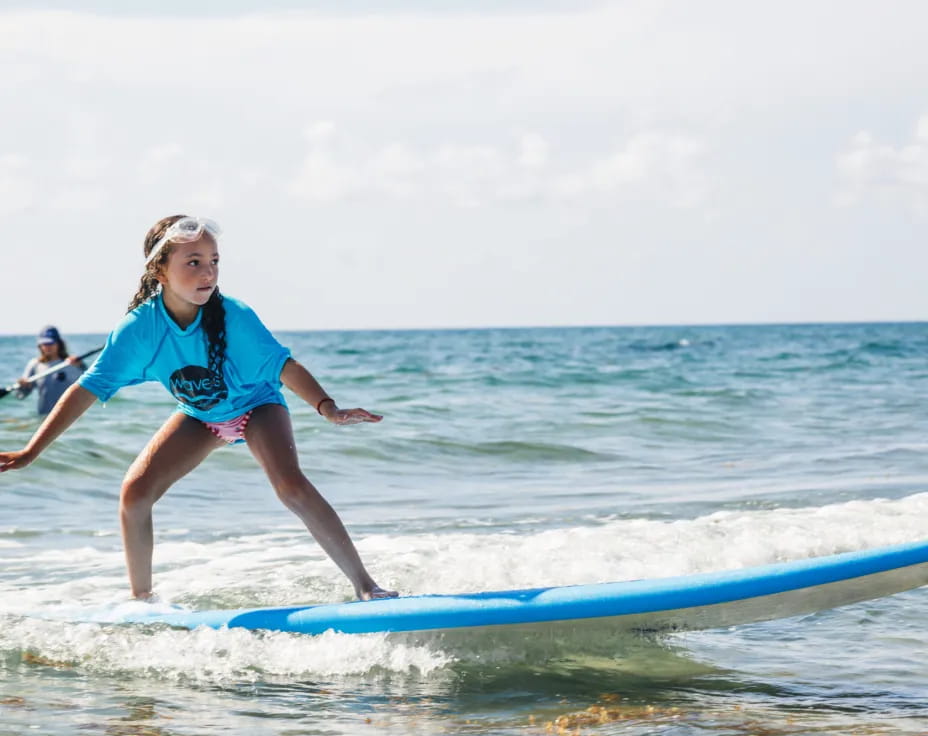a person surfing on the sea