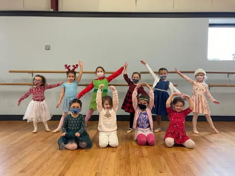a group of children in clothing