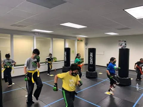 a group of people playing a sport